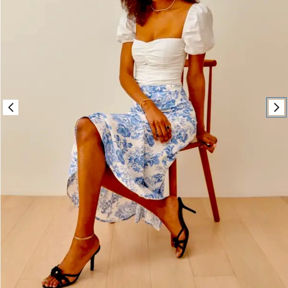 Reformation bea skirt